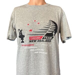 Emirates Team New Zealand Gray Shirt Size Small Men’s